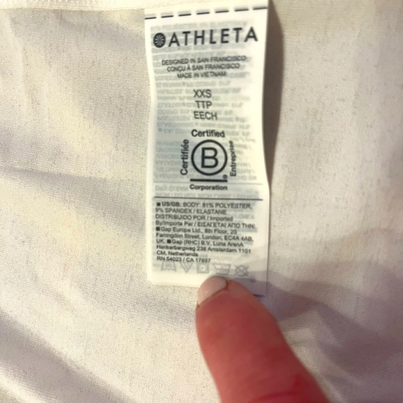 Athleta Pacifica Illume UPF Relaxed Jacket, size XXS, color: Bright White - Picture 3 of 5